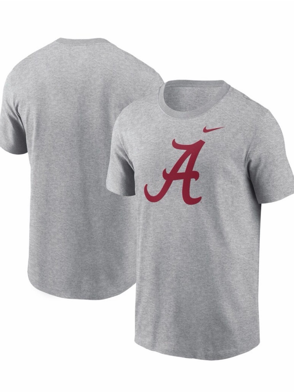 Nike Gray Tee with Alabama logo